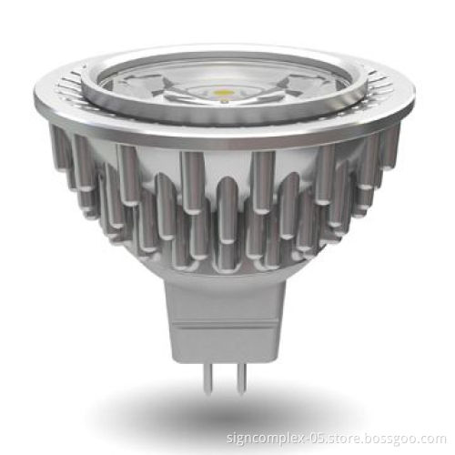 MR16 LED Spotlight with 4.5W Power, 45° Beam Angle and 12V AC/DC Voltage